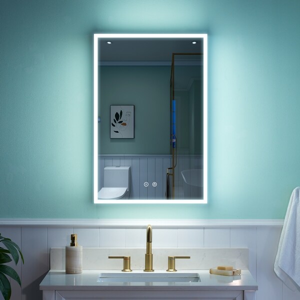 Bathroom mirror with usb port store